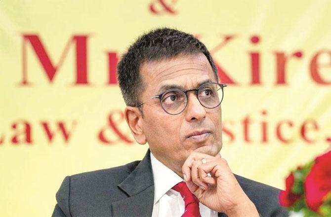 Chief Justice of India DY Chandrachud. Photo: INN