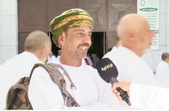 Abdullah Al-Kathiri was welcomed on his arrival in Saudi Arabia. Photo: INN