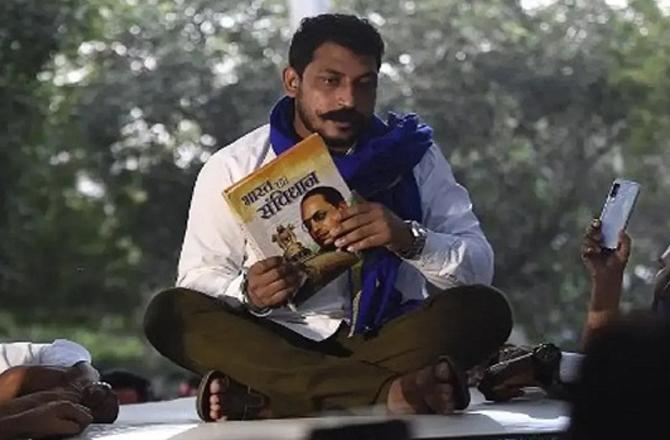 Chandrasekhar Azad, Chief of Bhim Army. Photo: INN