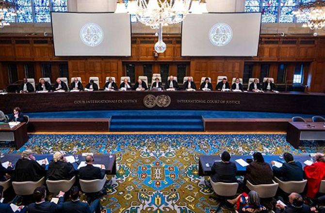 Proceedings at the International Court of Justice. Image: X