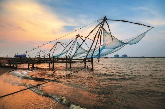 Chinese fishing nets located in KochiPhoto: INN