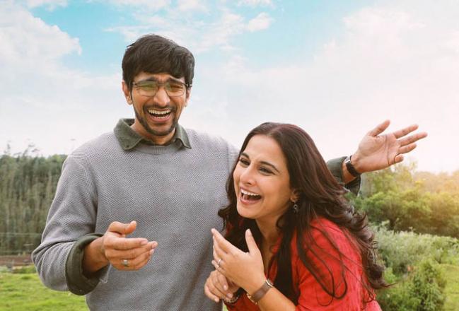 Pratik Gandhi and Vidya Balan. Photo: INN