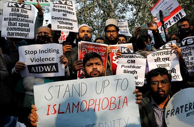 Protest Against Islamophobia. Photo:INN