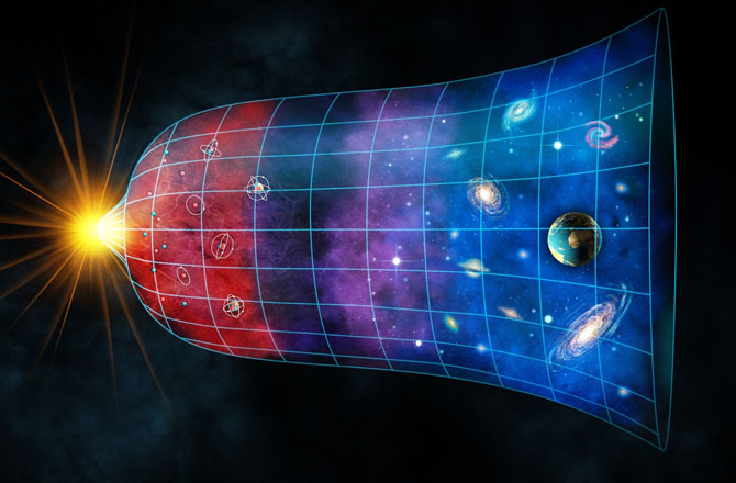 ایکپائروٹک یونیورس تھیوری( The Ekpyrotic Universe Theory): بگ بینگ تھیوری کا متبادل فراہم کرتے ہوئے، ایکپائروٹک یونیورس تھیوری بتاتی ہے کہ بگ بینگ کے برعکس ہماری کائنات دراصل دو کائناتیں ہیں جو ایک دوسرے سے ٹکرا گئیں۔ یہ خیال کیا جاتا ہے کہ اس تصادم کا اثر ہماری کائنات کو &rsquo;ری سیٹ&lsquo; کرنے کا تھا اور اس وقت کے بعد یہ بگ بینگ کی طرح پھیلنا شروع ہو گیا۔ تاہم، لامحدود طور پر پھیلنے کے بجائے، نظریہ اس بات پر زور دیتا ہے کہ ایک دن کائنات سکڑنا شروع کر دے گی۔&nbsp;