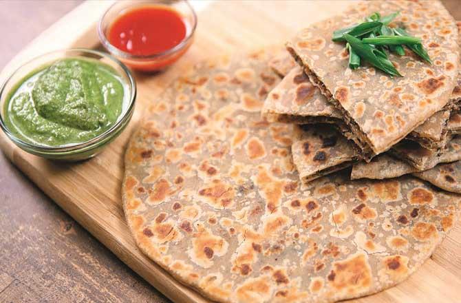Aloo Keema Ka Paratha. Photo: INN