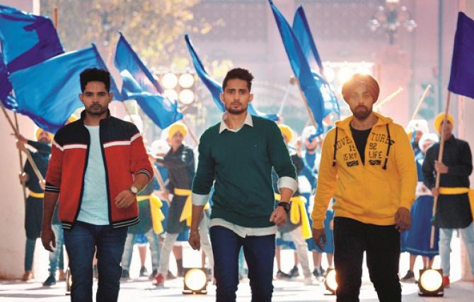 Abhishek Dohan, Kanwal Preet Singh and Brijesh Tiwari can be seen in the movie Gabru Gang. Photo: INN