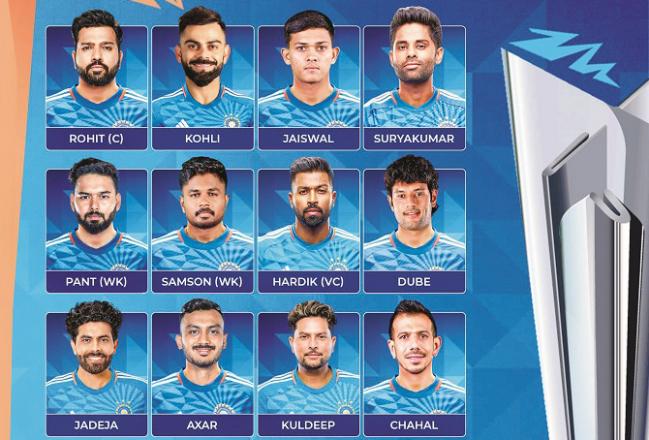 Team India. Photo: INN