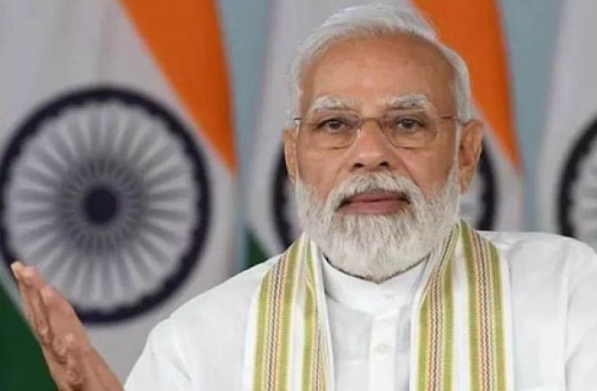 Congress President Mallikarjun Kharge Prime Minister Narendra Modi. Photo: INN