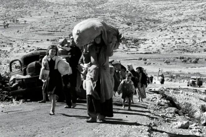 A scene from the first Naqba. Image: X