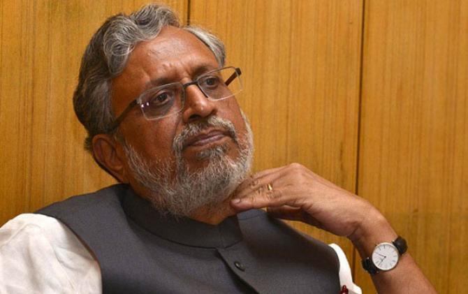Former Bihar Deputy Chief Minister Sushil Modi. Photo: INN