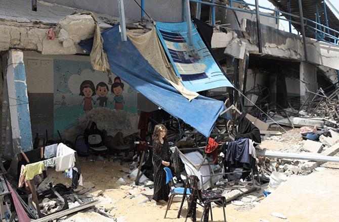 Hundreds of Palestinians live in poverty in Gaza. Image: X