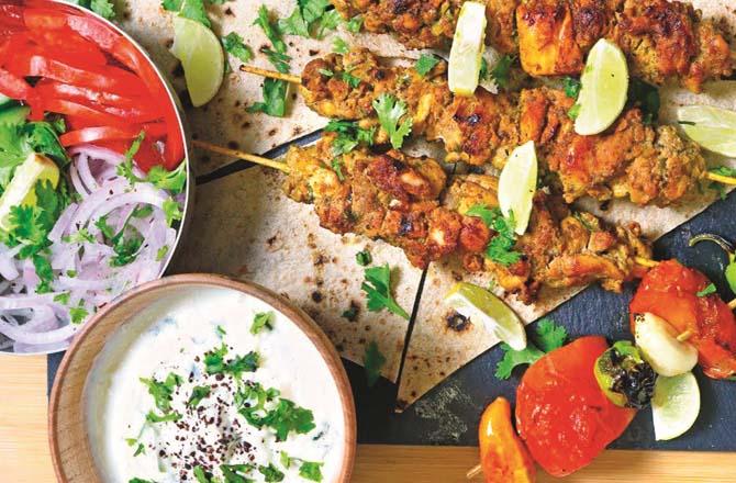 Chicken Turkish Kebab And Tartar Sauce. Photo: INN