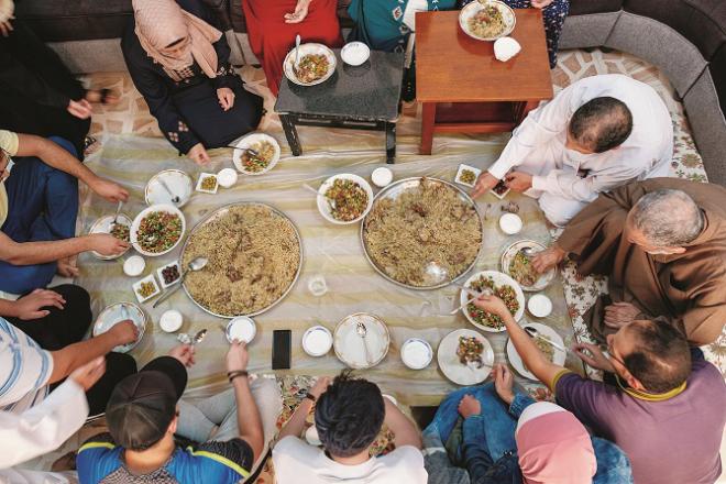 Food is the basic need of a human being, but Islam has also taught moderation in it, and the Prophet`s saying is that it is sufficient for a human being to eat enough to keep his back straight. Photo: INN