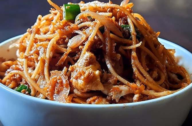 Egg Fried Noodles. Photo: INN