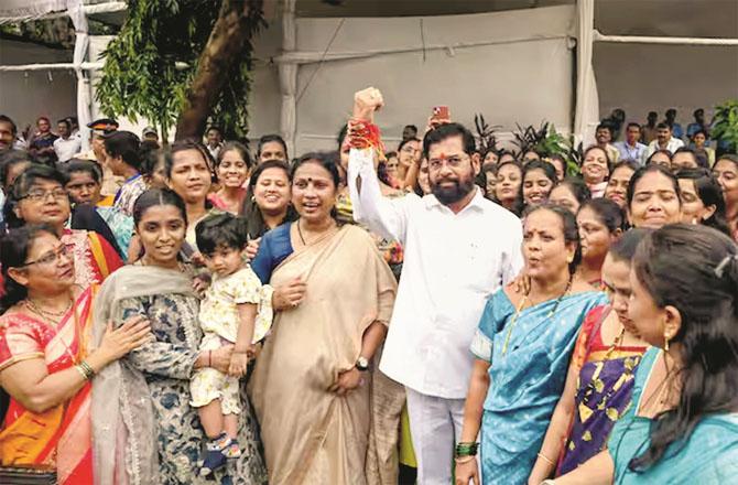 Chief Minister Eknath Shinde hopes for electoral benefits from this scheme (file photo).