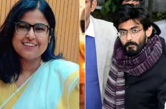 Sharjeel Imam and his sister Farah Nishat. Image: X