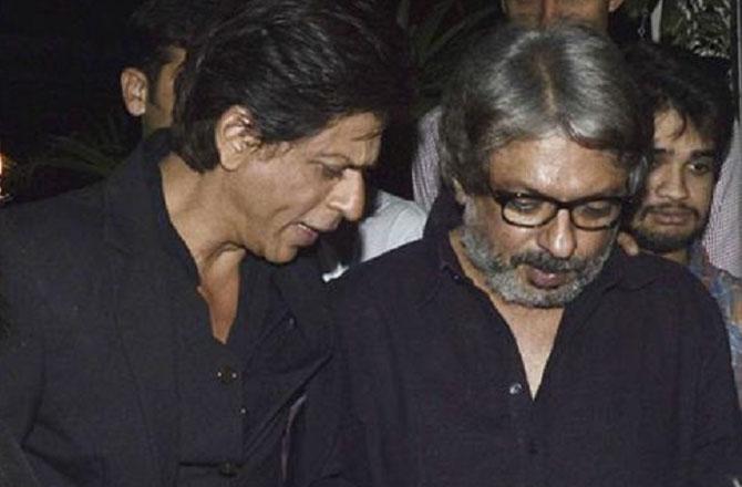Sanjay Leela Bhansali and Shah Rukh Khan. Photo: X