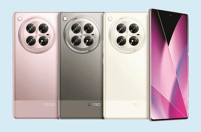 In this image, the Infinix Zero 40, 5G can be seen from the front and its available colors. Photo: INN.
