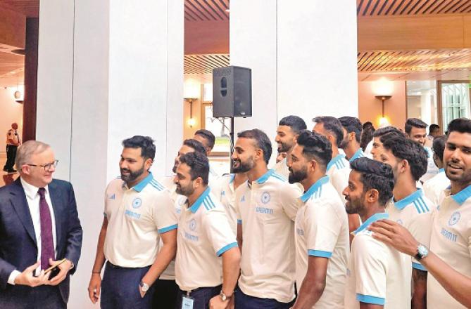 Indian team meeting with Prime Minister of Australia. Photo: INN