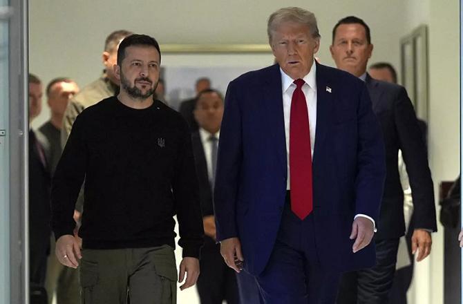 Donald Trump and Zelensky. Photo: INN.