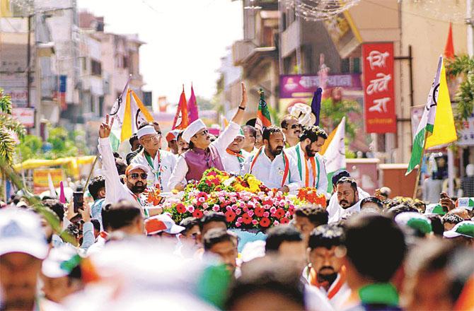 Deputy Chief Minister Ajit Pawar during a rally (Photo: Agency)