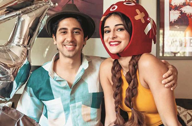 Ananya Pandey and Vaihan Samit can be seen in a scene from the movie `Ctrl`. Photo: INN.