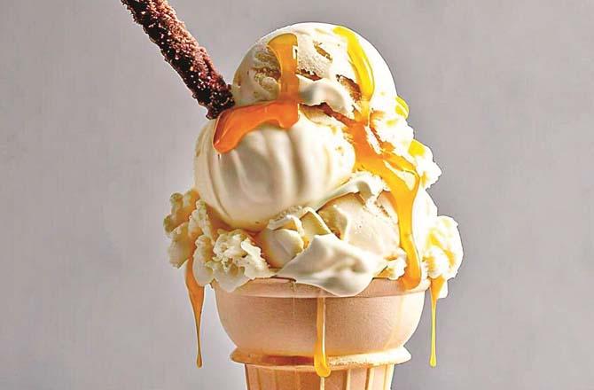 Custard Apple Jelly Ice Cream. Photo: INN
