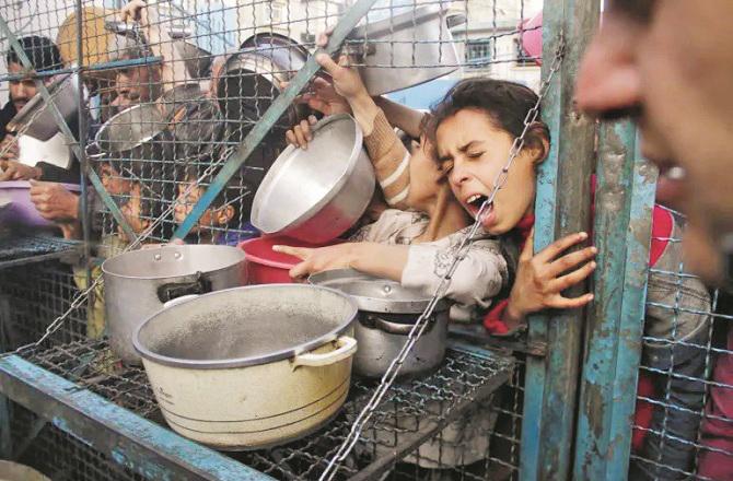 Millions of people trapped in northern Gaza are suffering from severe food shortages. Photo: INN.