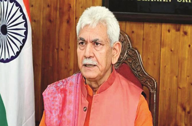Jammu and Kashmir Lieutenant Governor Manoj Sinha. Photo: INN