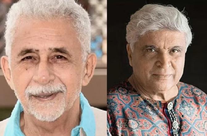 Javed Akhtar and Naseeruddin Shah. Photo: INN.