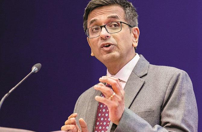 DY Chandrachud. Photo: INN