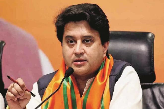 Communications Minister Jyotiraditya Scindia. Photo: INN