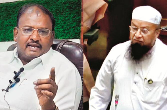 Mufti Muhammad Ismail and Ijaz Baig. Photo: INN.
