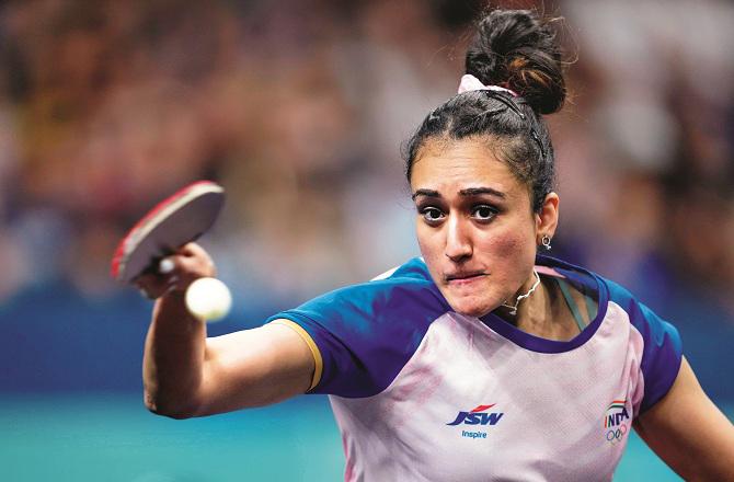 India`s star table tennis player Manika Batra. Photo: INN
