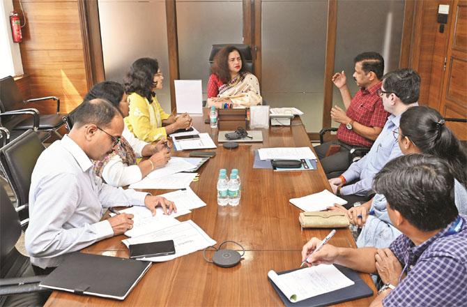 A meeting was called by Ashwini Joshi to review the preparations for the assembly elections in the city