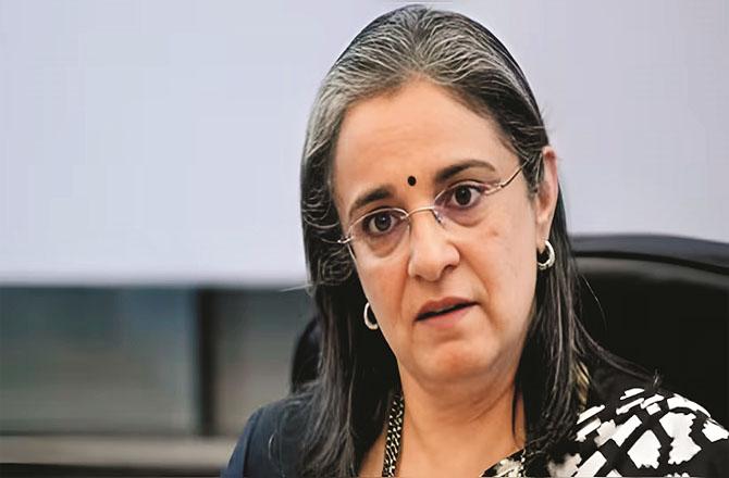 Controversial head of market regulatory body SEBI Madhavi Puri