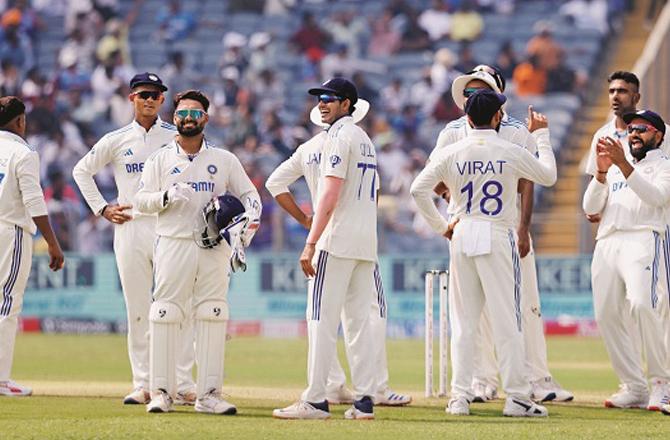 Team India players. Photo: INN.