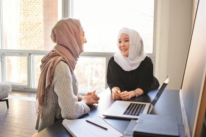 Educated women can play an important role in empowering middle class women by using their skills. Photo: INN