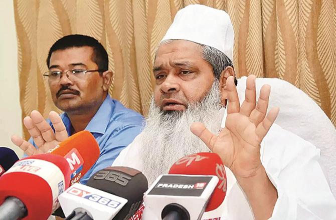 Former Member of Parliament Maulana Badruddin Ajmal. Photo: INN.