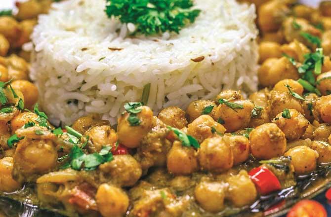 Hara Masala Chole. Photo: INN