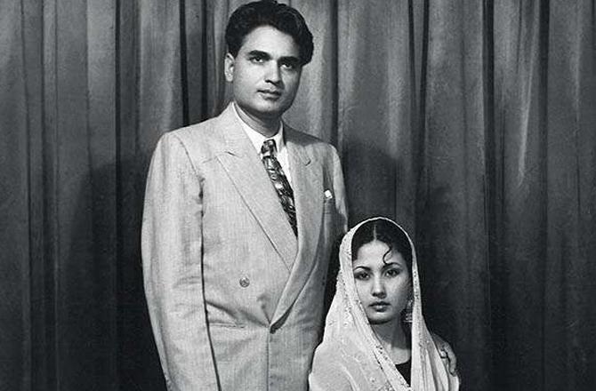 Meena Kumari and Kamal Amrohi. Photo: INN