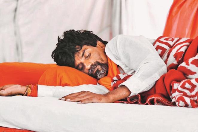 On the sixth day of the hunger strike, Manoj Jiranga`s condition has worsened. Photo: INN