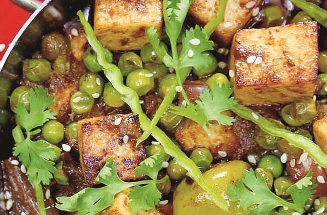 Matar Paneer. Photo: INN
