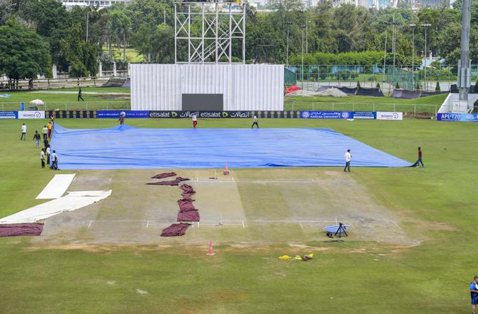 Greater Noida stadium Field.Photo:PTI
