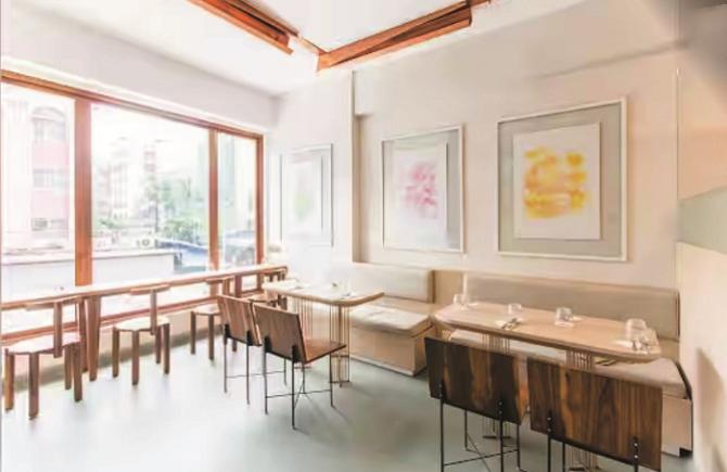Located in Bandra, this restaurant is designed in a very grand style. Photo: INN
