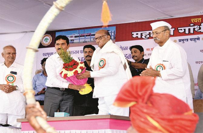 Sharad Pawar during a program