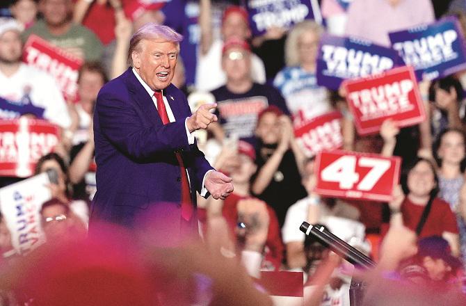 Trump`s election campaign continues aggressively. Photo: INN