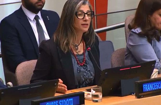 Francesca Albanese, UN Special Rapporteur on Palestine. Photo: X
