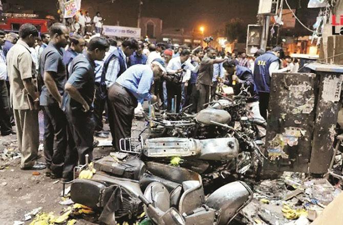 Two bomb blasts took place in Dil Sukh Nagar. Photo: INN