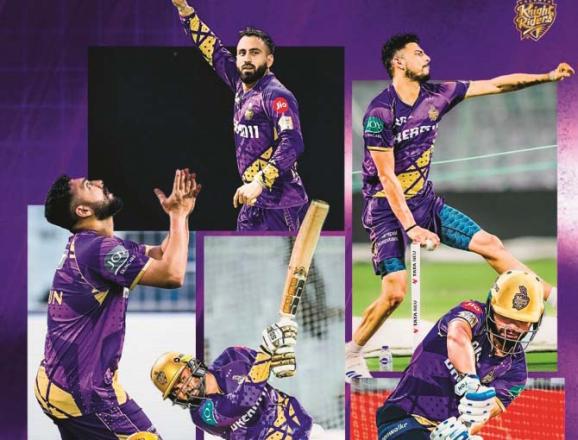 Kolkata Knight Riders players are busy practicing. Photo: INN